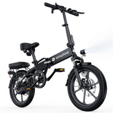 Black electric bike with 'isinwheel' branding on a white background